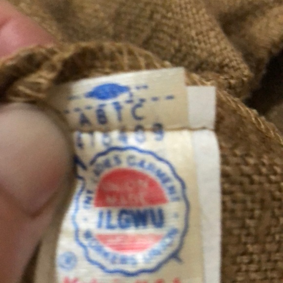 vintage prestige Boston tan nubby linen open blazer - Picture 4 of 4